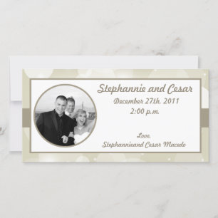 4x8 Engagement Photo Announcement Christmas Stars