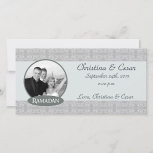 4x8 Engagement Photo Announcement Soft Blue Islami