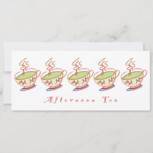 4x9.25" Afternoon Tea Invitation