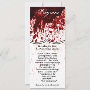 4x9.25 Cartes de programme Splastifiant Vampire Go
