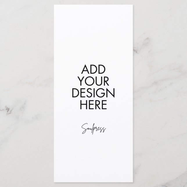 4x9" Custom Menu Card (Front)