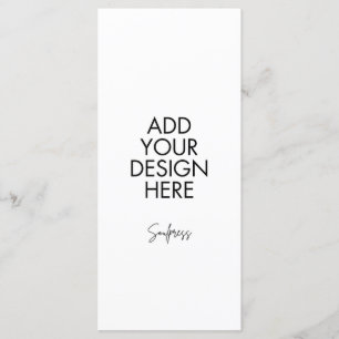 4x9" Custom Menu Card