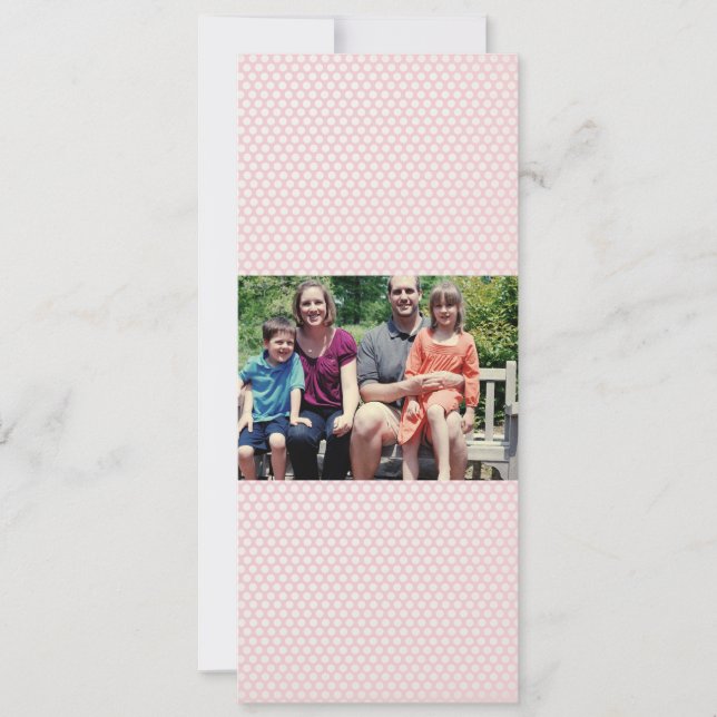 4x9 Family Photo Christmas Card (Front)