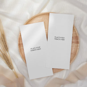4x9" Menu Card
