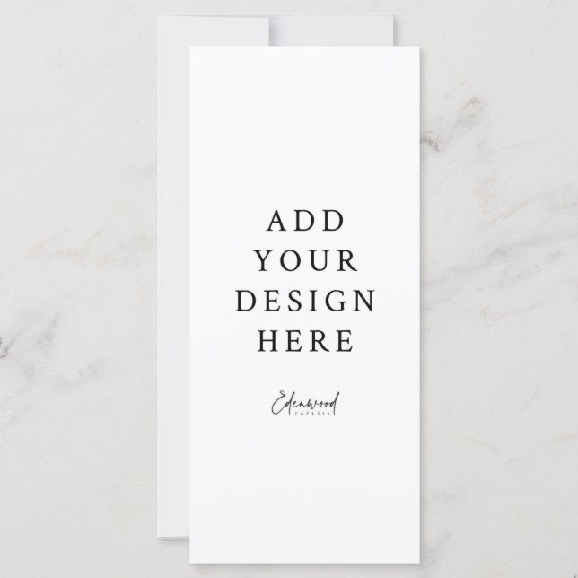 4x9" Menu Card (Front)