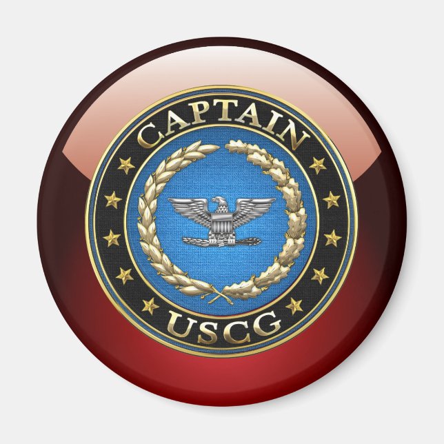 [500] Coast Guard: Captain (CAPT) Magnet (Front)