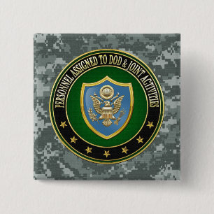 [500] DOD & Joint Activities CSIB Special Edition 2 Inch Square Button