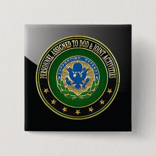 [500] DOD & Joint Activities DUI Special Edition 2 Inch Square Button