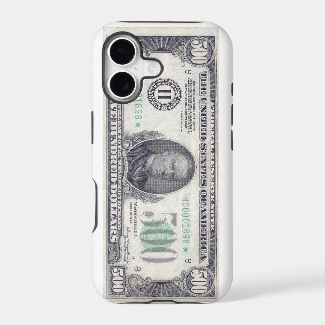 500 Dollar Bill Case (Back)
