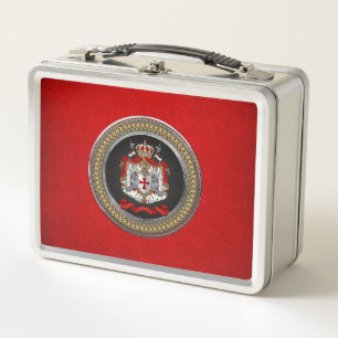 [500] Knights Templar Coat of Arms Metal Lunch Box