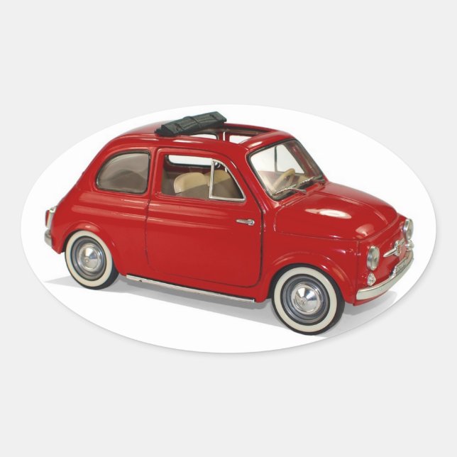 500 OVAL STICKER (Front)