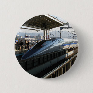 500 Series Shinkansen 新幹線 Bullet Train 2 Inch Round Button