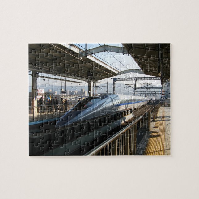 500 Series Shinkansen 新幹線 Bullet Train Jigsaw Puzzle (Horizontal)