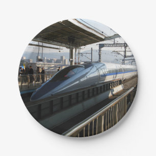 500 Series Shinkansen 新幹線 Bullet Train Paper Plate