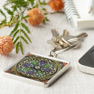 [500] Treasure Trove: Celtic Cross Keychain