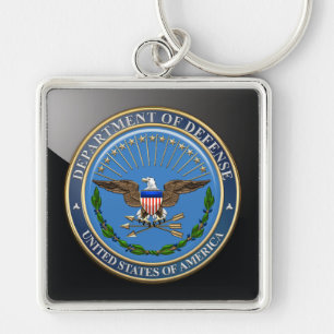 [500] U.S. Department of Defence (DOD) Emblem [3D] Keychain