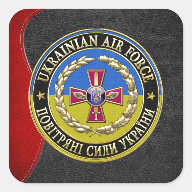 [500] Ukrainian Air Force [Special Edition] Square Sticker (Front)