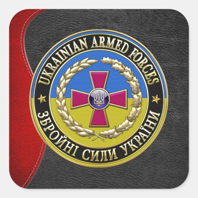 [500] Ukrainian Armed Forces [Special Edition] Square Sticker (Front)