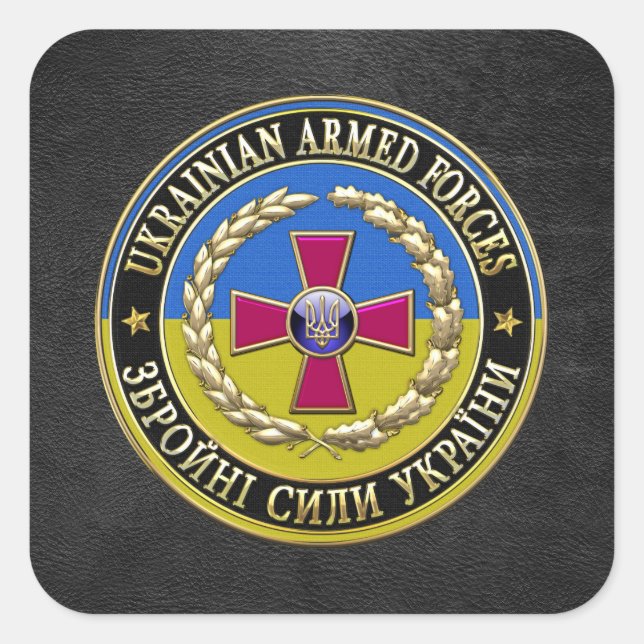 [500] Ukrainian Armed Forces [Special Edition] Square Sticker (Front)