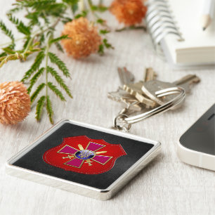 [500] Ukrainian Ground Forces Emblem Keychain