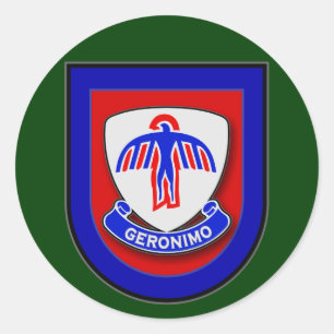 501st Infantry Regiment (Airborne) Flash Classic Round Sticker