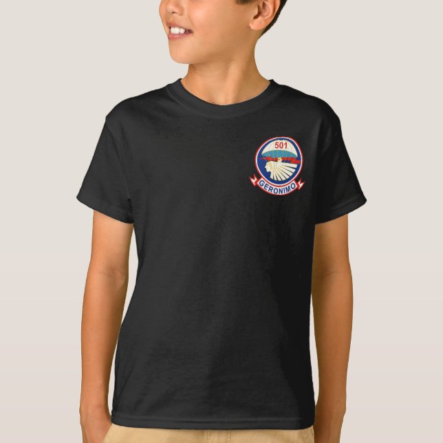 501st Parachute Infantry Regiment (PIR) Insignia T-Shirt (Front)