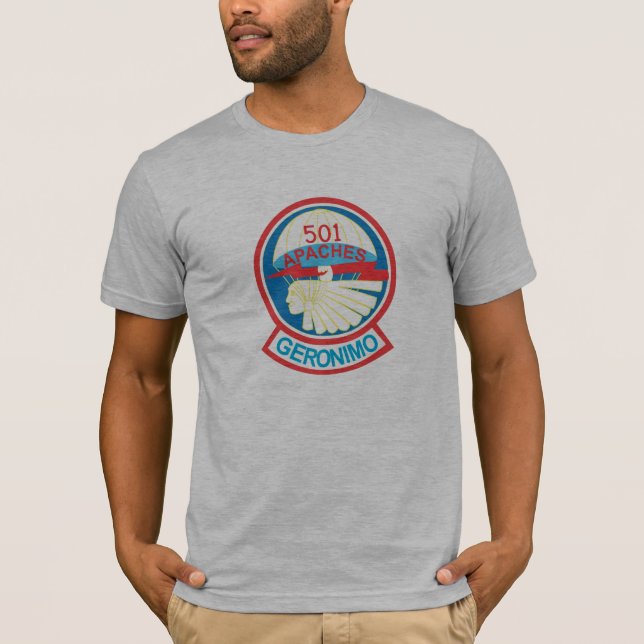 501st PIR Pocket Patch T-shirts (Front)
