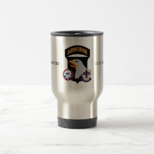 501ST TASSE AÉROPORTÉE de VOYAGE d'INFANTERIE