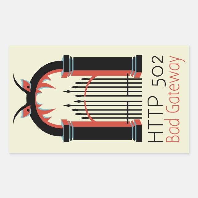 502 Bad Gateway Sticker (Front)