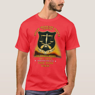 502nd Military Police Co 2nd Armoured Division w F T-Shirt