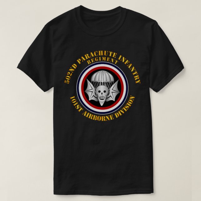 502nd PIR 101st Division T-Shirt (Design Front)