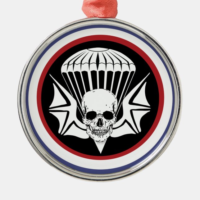 502nd PIR Metal Ornament (Front)