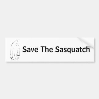504590327_dc60e33955, Save The Sasquatch Bumper Sticker
