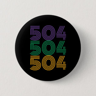 504 Mardi Gras 2025 Funny Carnival Costume Outfit 2 Inch Round Button