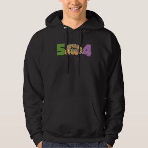 504 Mardi Gras King Cake New Orleans Parade Carniv Hoodie