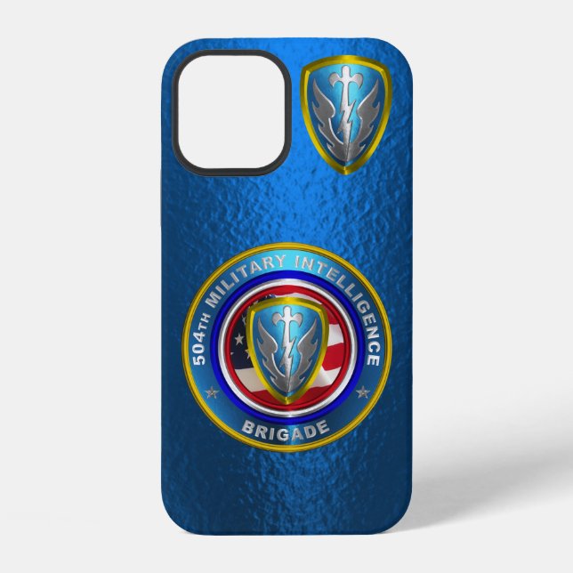 504th Military Intelligence Brigade Customized iPhone Case (Back)