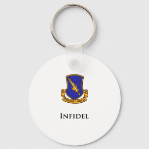 504th PIR- Infidel Keychain