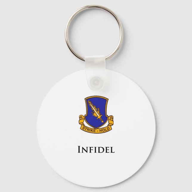 504th PIR- Infidel Keychain (Front)