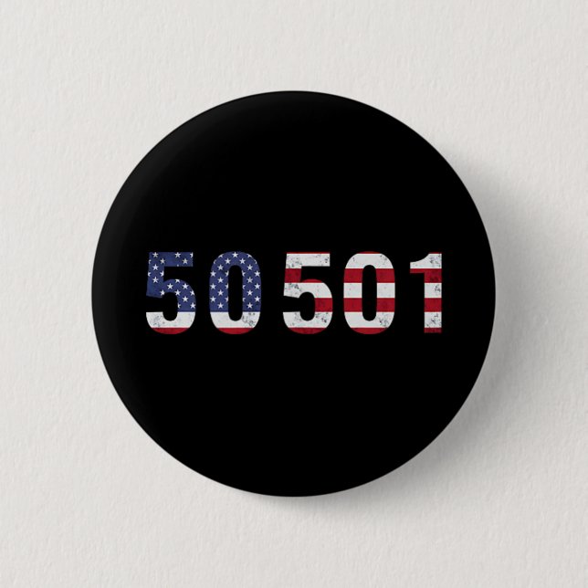 50501 Protest  2 Inch Round Button (Front)