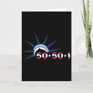 50501 Protest Movement Statue Of Liberty Against T Card