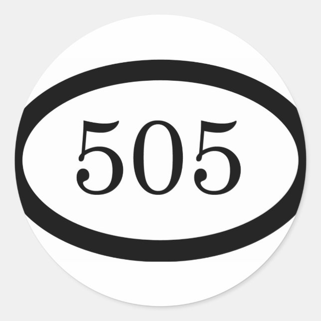 505 Parachute Infantry Classic Round Sticker (Front)