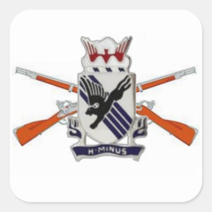505TH INFANTRY DUI CROSSED RIFLES STICKERS