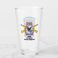 505th PIR 82nd Airborne Division Beer Glass