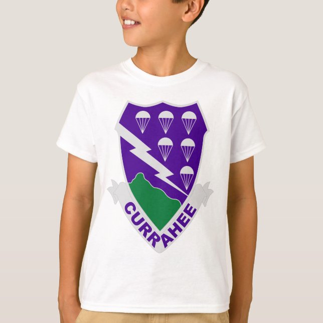 506th Airborne Infantry Regiment Insignia CURRAHEE T-Shirt (Front)
