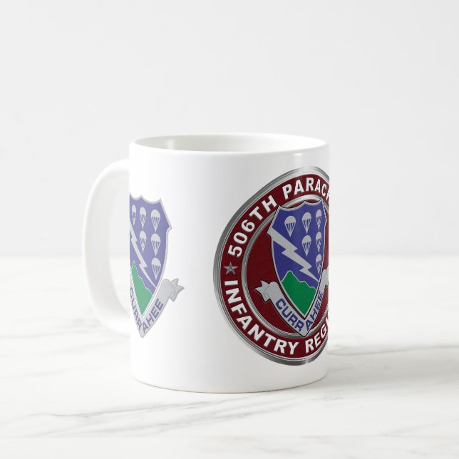 506th Parachute Infantry Regiment (PIR) Coffee Mug (Front Left)