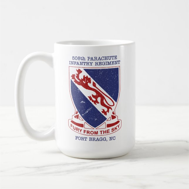 508th PARACHUTE INFANTRY REGIMENT Coffee Mug (Left)