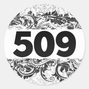 509 CLASSIC ROUND STICKER
