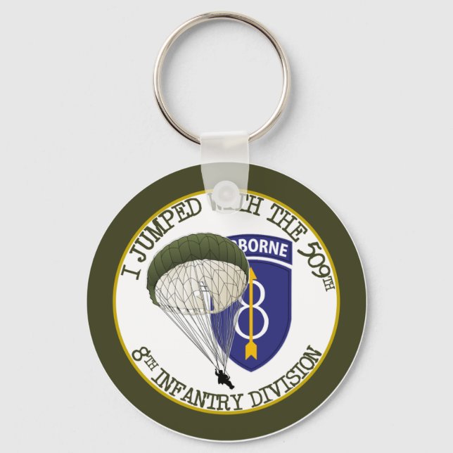 509th Airborne [8th ID] Keychain (Front)