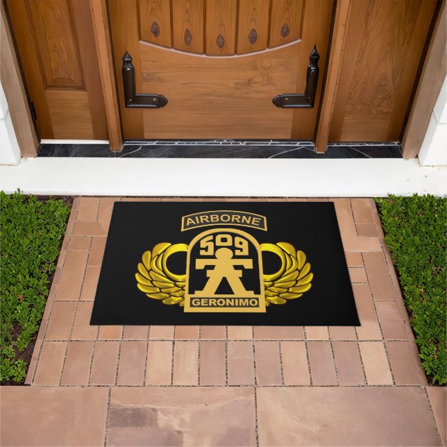 509th Parachute Infantry Regiment PIR  Doormat (Outdoor)