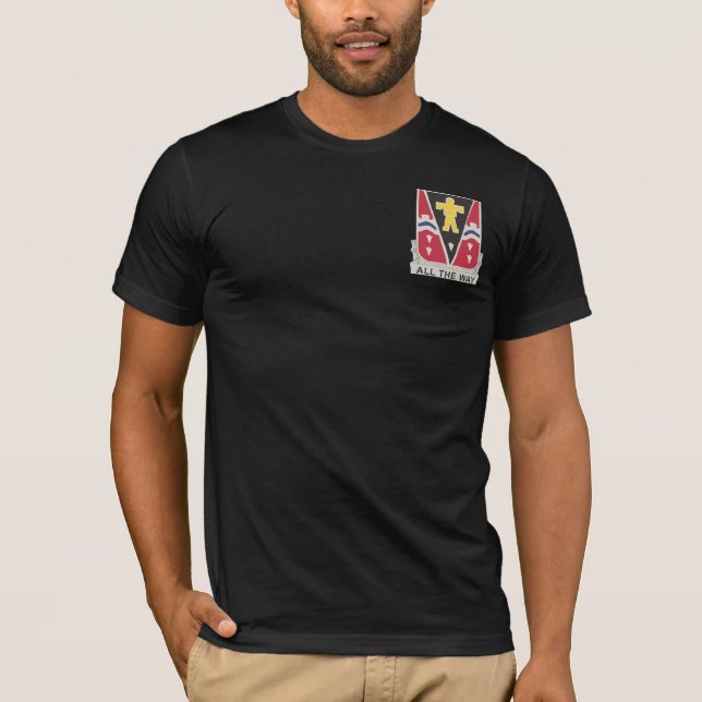 509th PIR DUI + Airborne Wings T-shirts (Front)